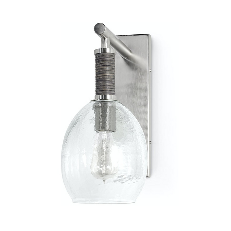 BRONSON SCONCE, PEWTER