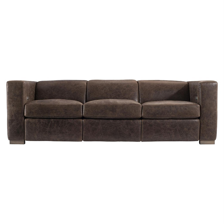 ARREZIO LEATHER POWER MOTION SOFA