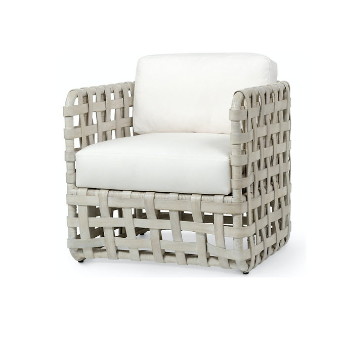 MEDFORD LOUNGE CHAIR, WHITE