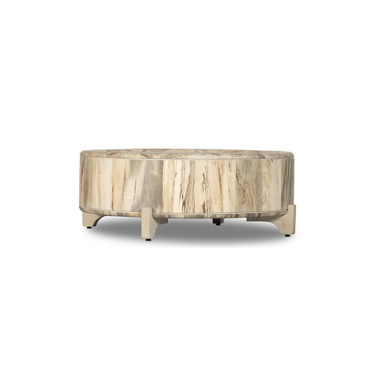 ZORA COFFEE TABLE-WHITEWASHED SPALTED