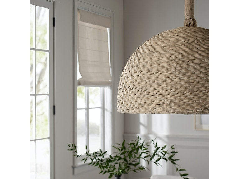 WISTERIA OVERSIZED PENDANT, WHITEWASH