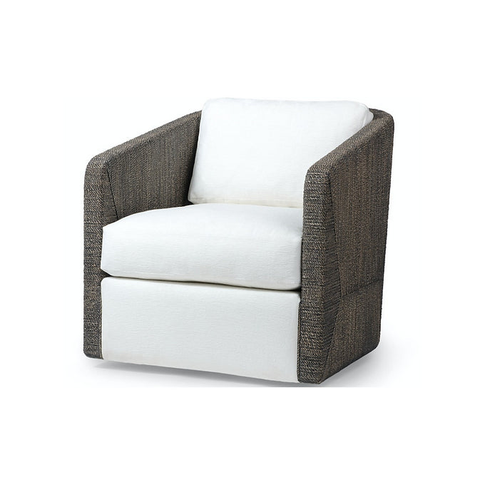 CARMINE SWIVEL LOUNGE CHAIR MOCHA WASH