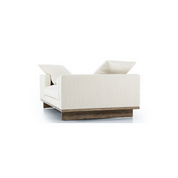 EVERLY TETE A TETE CHAISE-IRVING TAUPE | NEW