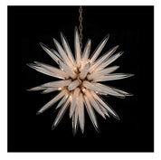 HANDBLOWN GLASS SPHERE SIXTEEN-LIGHT PENDANT