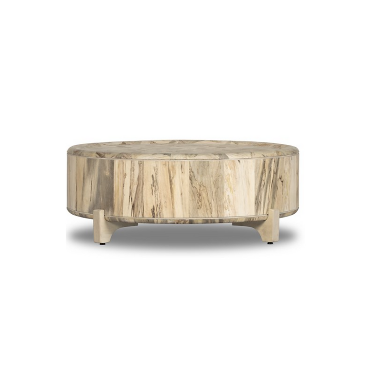 ZORA COFFEE TABLE-WHITEWASHED SPALTED