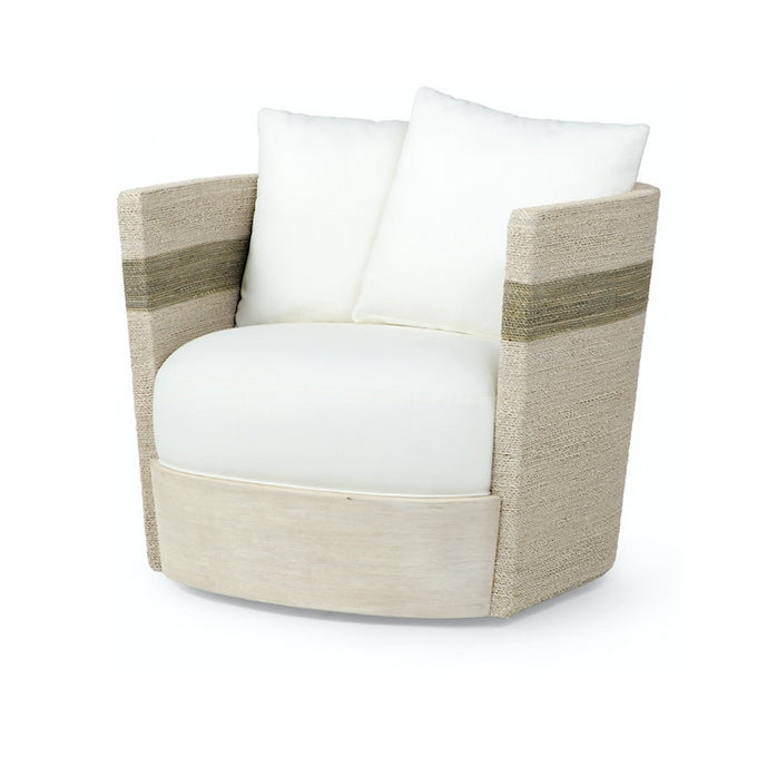 FRITZ SWIVEL LOUNGE CHAIR, FOG WHITE