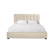 AVERY FABRIC PANEL BED EXTENDED KING