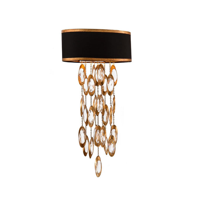 BLACK TIE TWO-LIGHT SCONCE