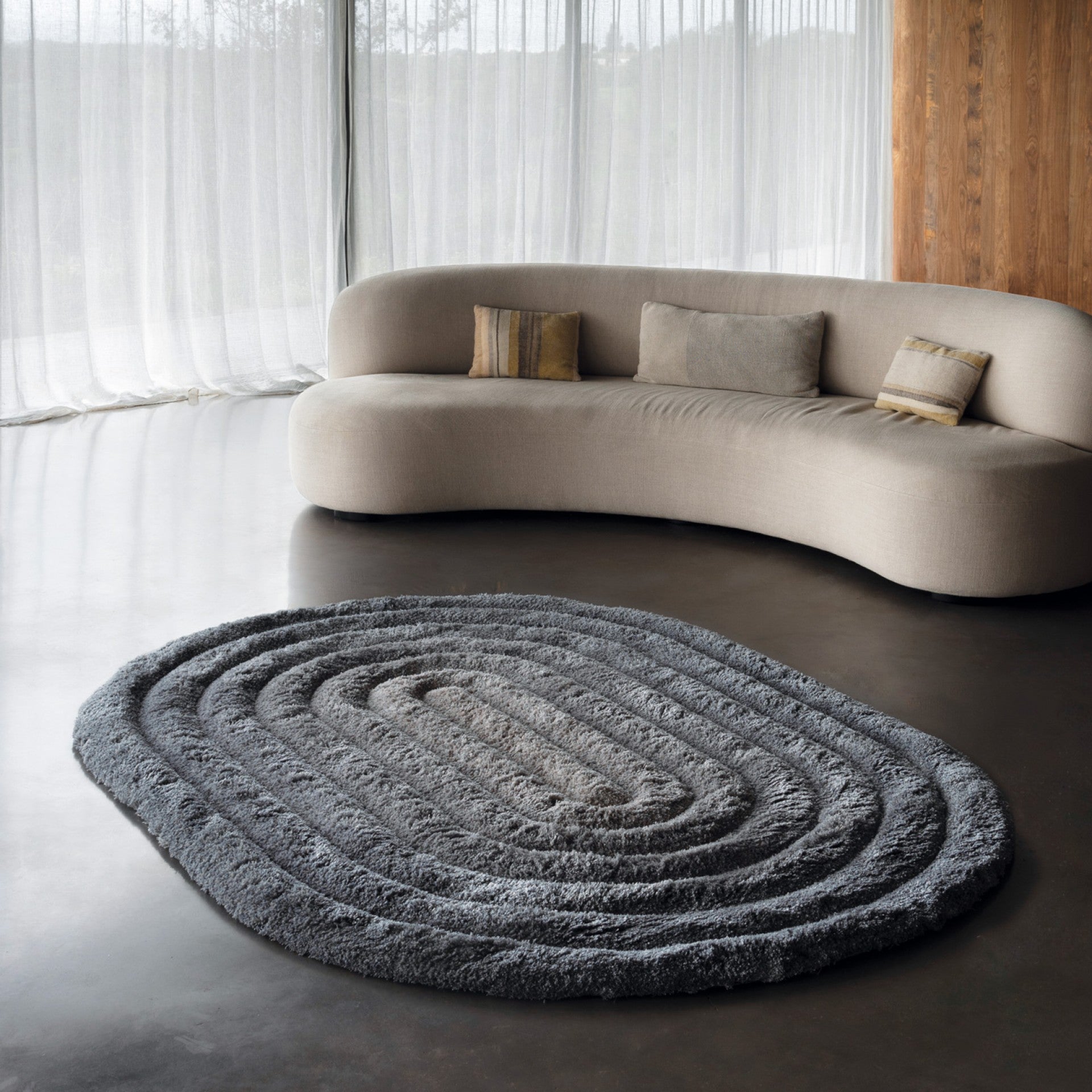 HAUS STEEL AREA RUG