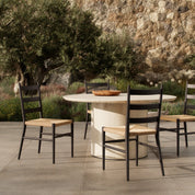 LADDER BACK OUTDOOR DINING CHAIR