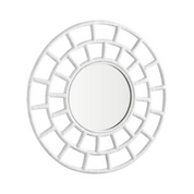 COMOROS MIRROR DESIGNED BY J. KENT MARTIN | WHITE - SMALL