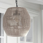 TANNER OUTDOOR PENDANT GLOBE NATURAL