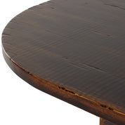 OVILLA OVAL DINING TABLE-DISTRESSED