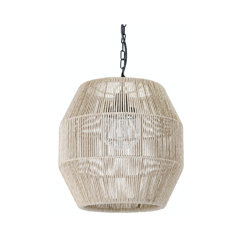 TANNER OUTDOOR PENDANT GLOBE NATURAL