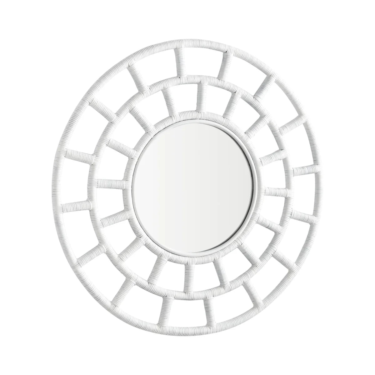 COMOROS MIRROR DESIGNED BY J. KENT MARTIN | WHITE - SMALL