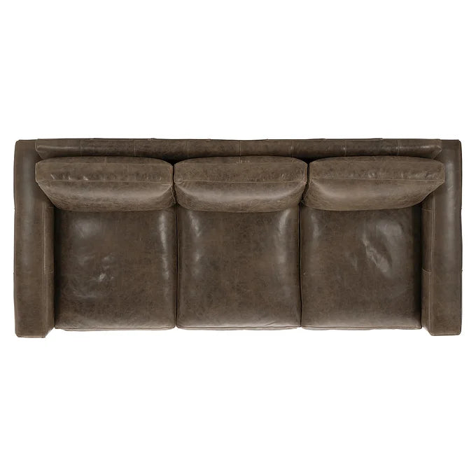 DAWKINS LEATHER SOFA