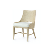 AVALON SIDE CHAIR, CERUSED WHITE