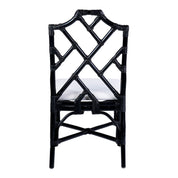 EMERY CHIPPENDALE RATTAN SIDE CHAIRS, SET OF 2 (PRICE IS PER PAIR)