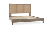 JENSEN EASTERN KING BED TAUPE