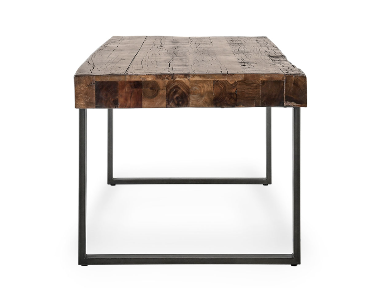 DUARTE DINING TABLE RECLAIMED BROWN