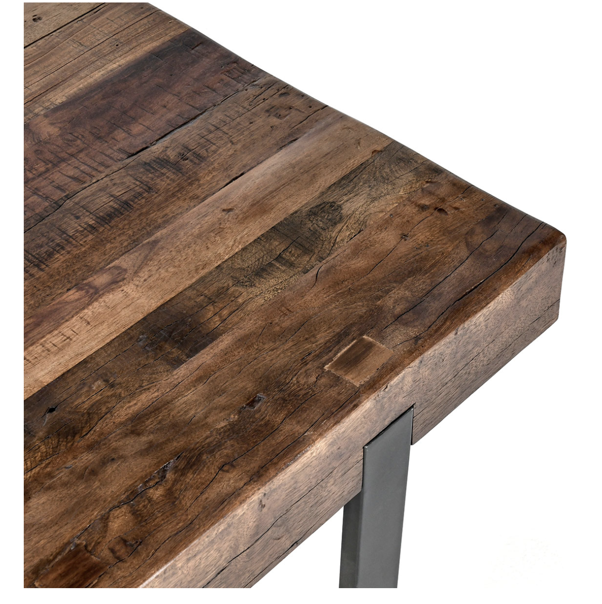 DUARTE DINING TABLE RECLAIMED BROWN