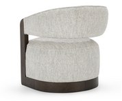 JAMES SWIVEL ACCENT CHAIR GLACIER GRAY