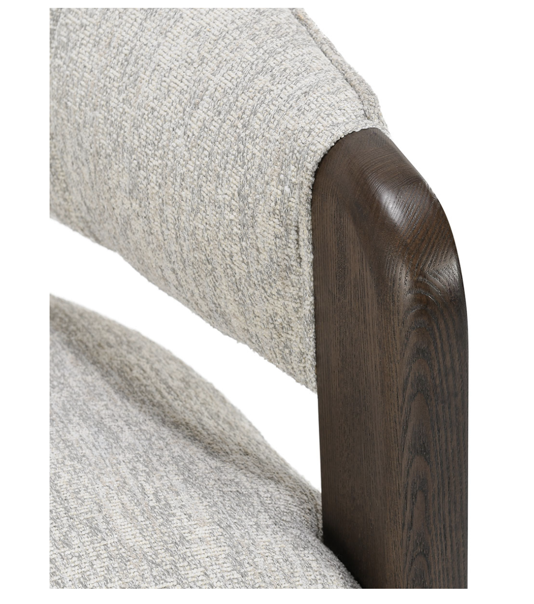 JAMES SWIVEL ACCENT CHAIR GLACIER GRAY