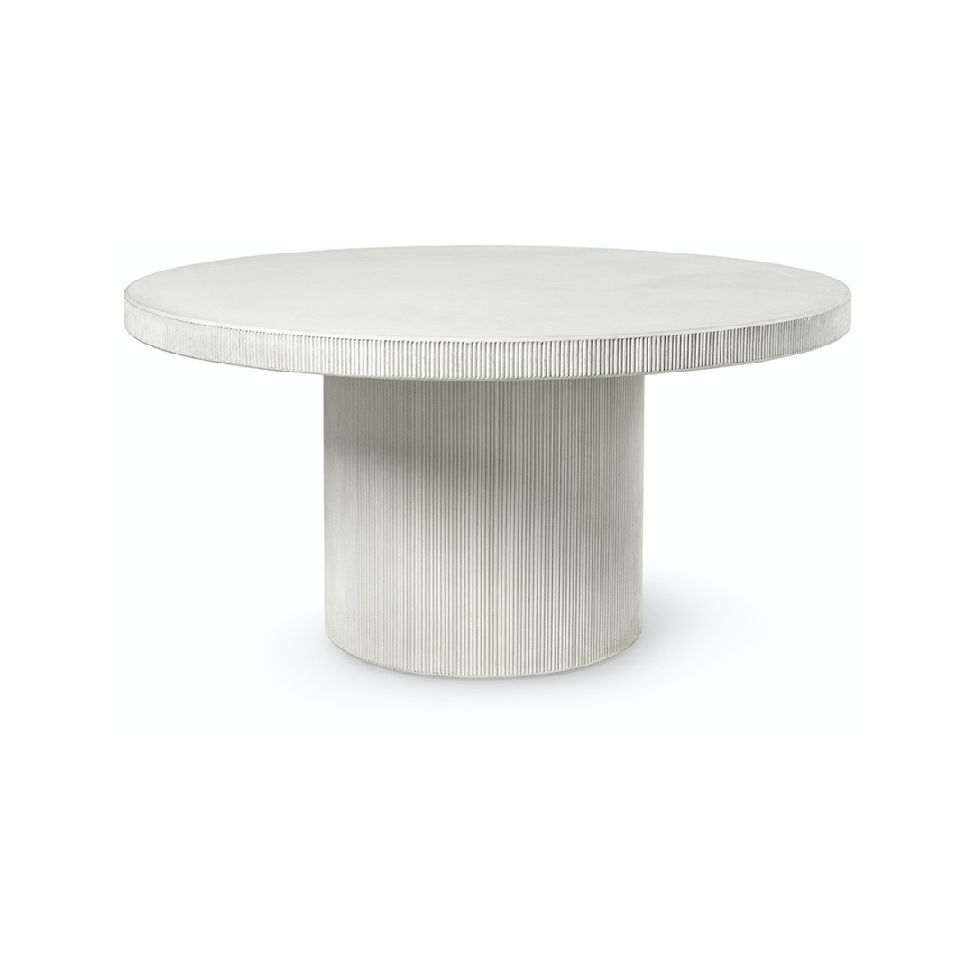 LARGO OUTDOOR DINING TABLE, WHITE