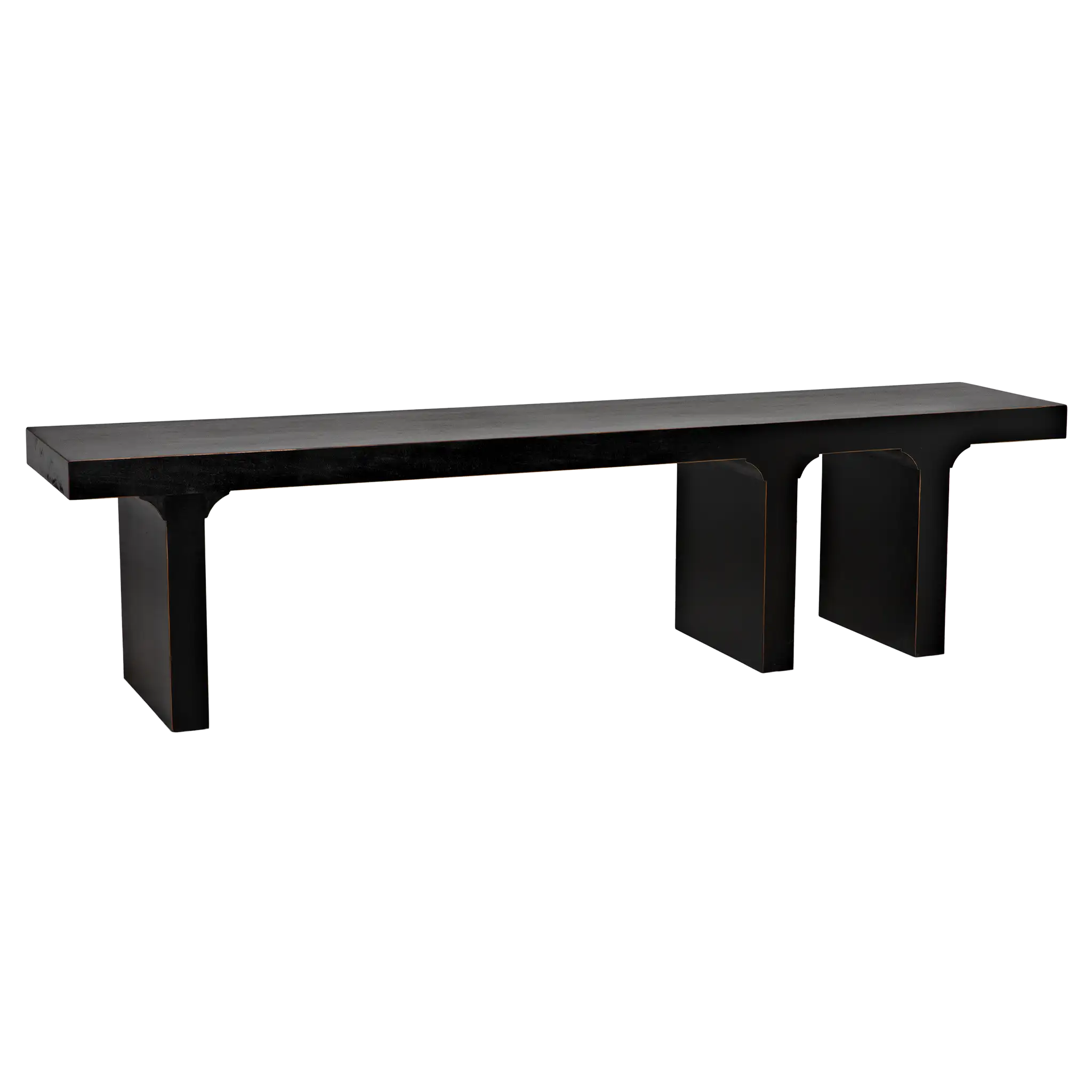 KIR BENCH, HAND RUBBED BLACK