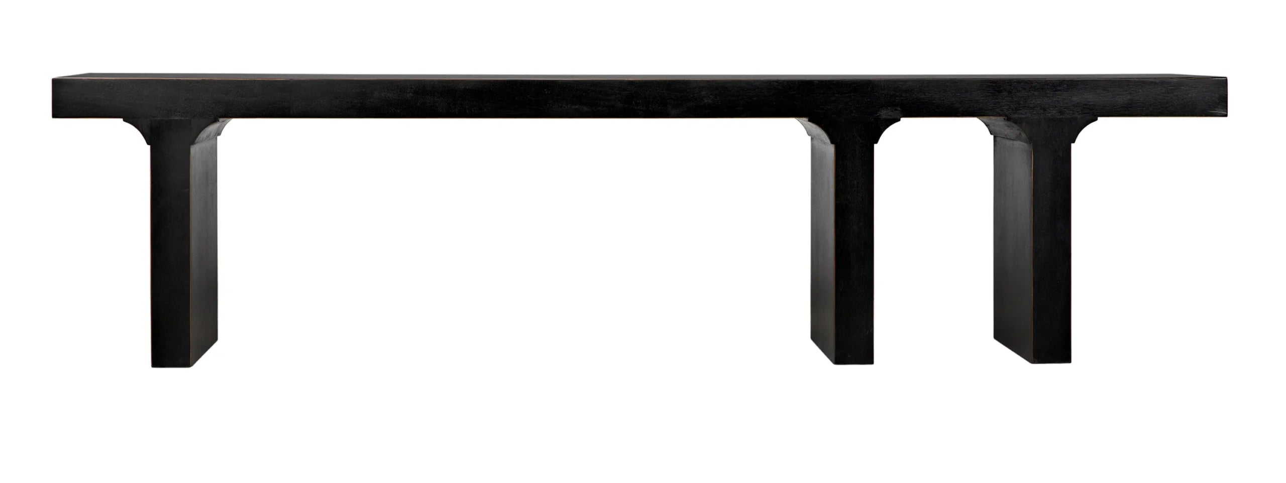 KIR BENCH, HAND RUBBED BLACK