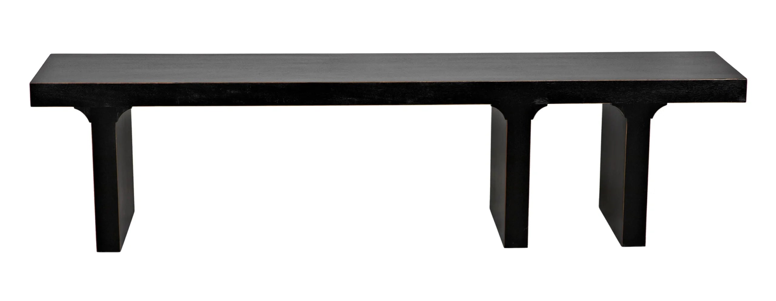 KIR BENCH, HAND RUBBED BLACK