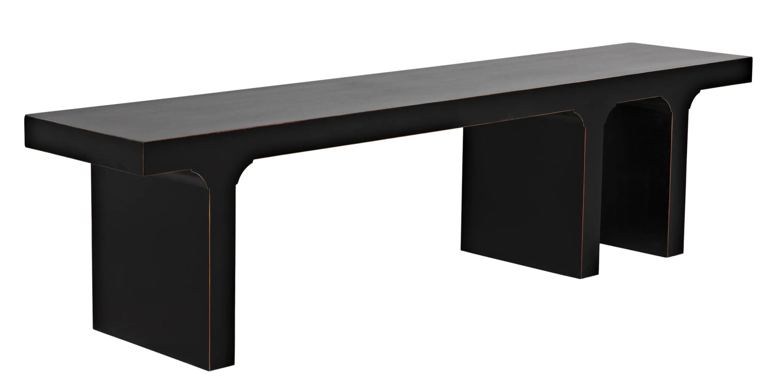 KIR BENCH, HAND RUBBED BLACK