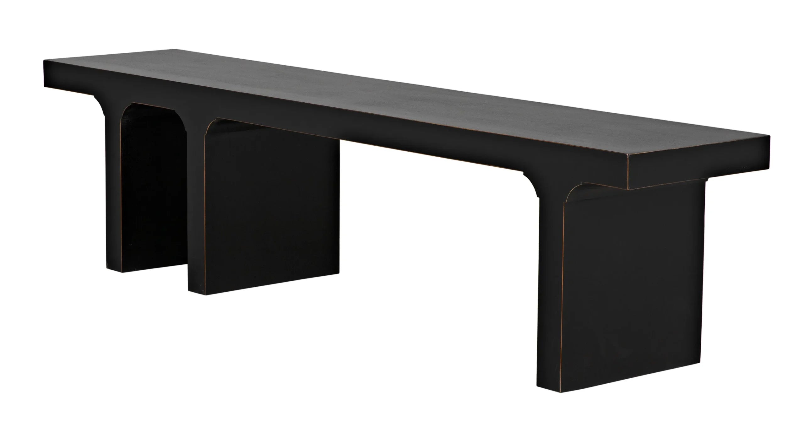 KIR BENCH, HAND RUBBED BLACK