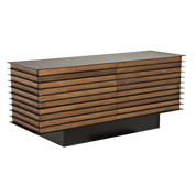 ELEVATION SIDEBOARD, DARK WALNUT WITH STEEL