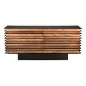 ELEVATION SIDEBOARD, DARK WALNUT WITH STEEL