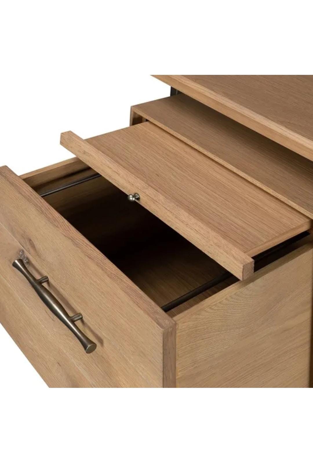 LAUREN DESK - NATURAL SOLID OAK