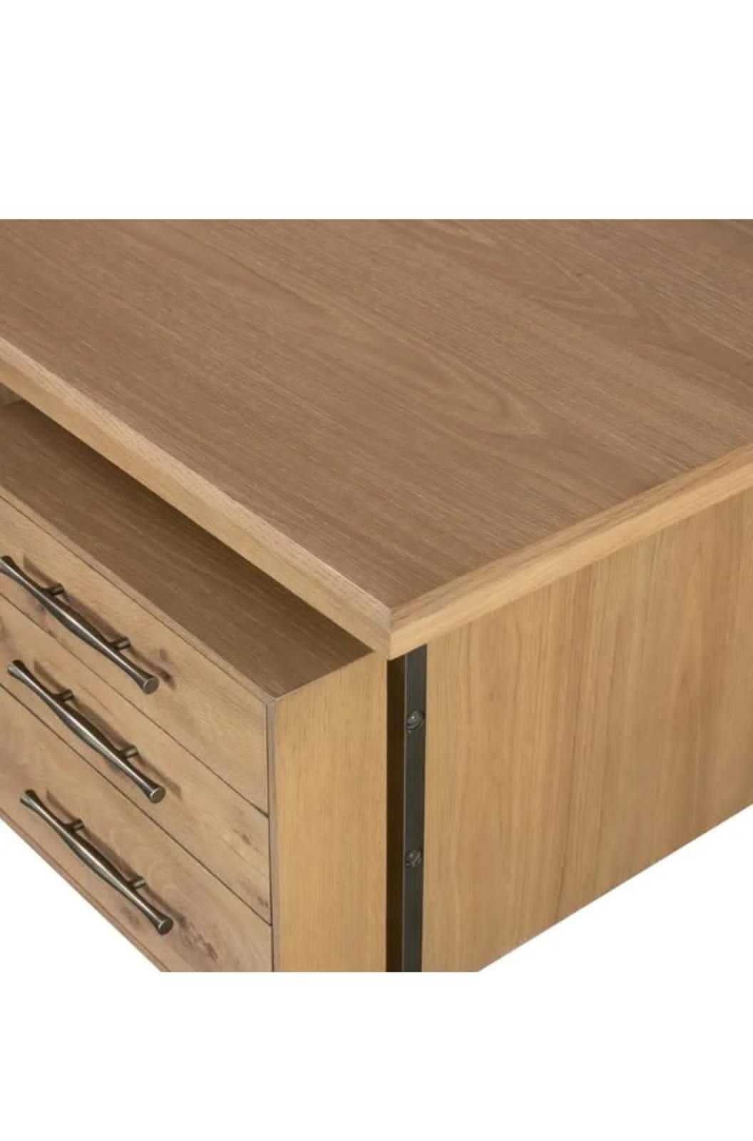 LAUREN DESK - NATURAL SOLID OAK