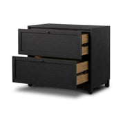 MILLIE NIGHTSTAND-DRIFTED MATTE BLACK