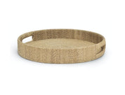 MONARCH ROUND TRAY SMALL, NATURAL