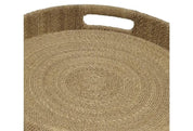 MONARCH ROUND TRAY SMALL, NATURAL