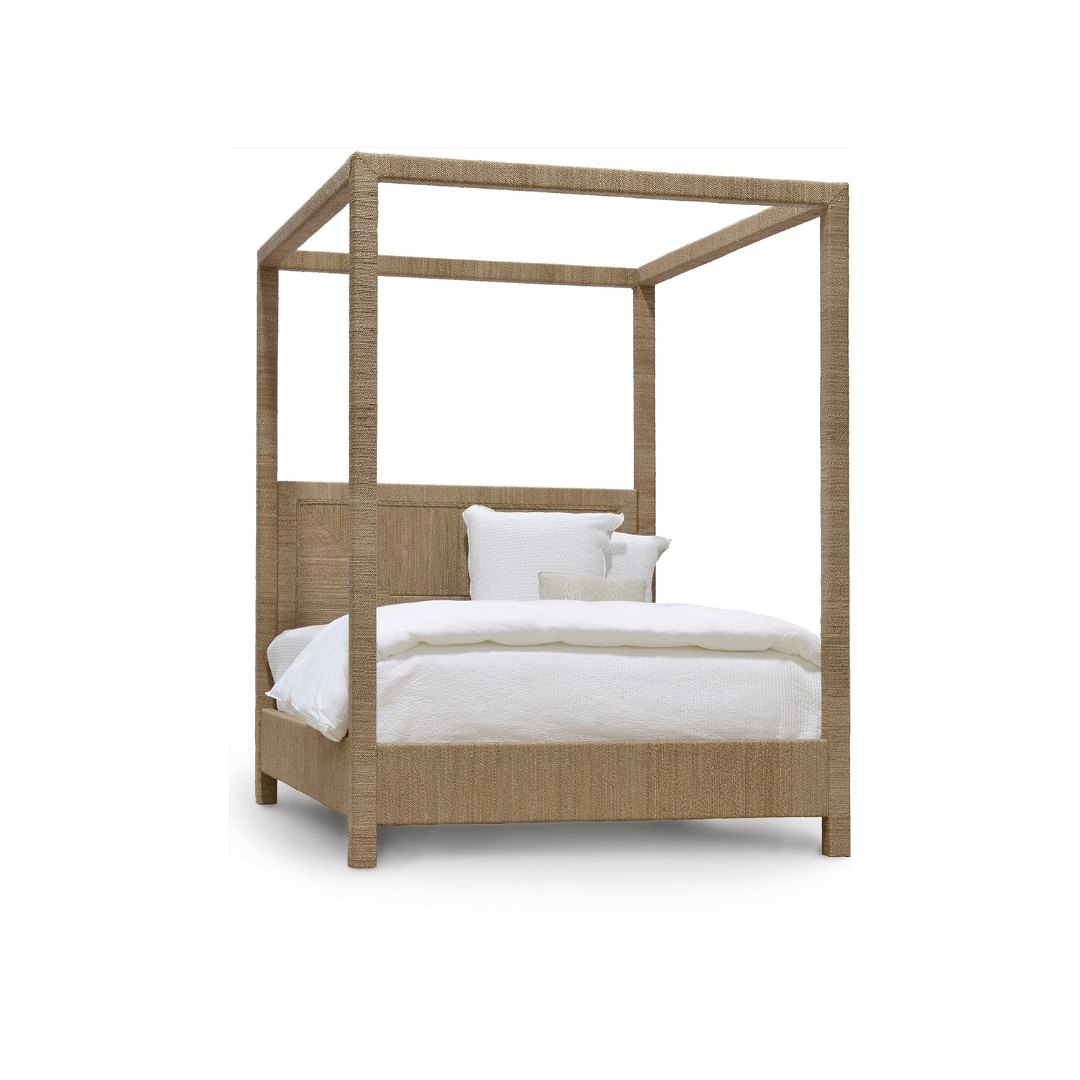 WOODSIDE CANOPY BED, NATURAL