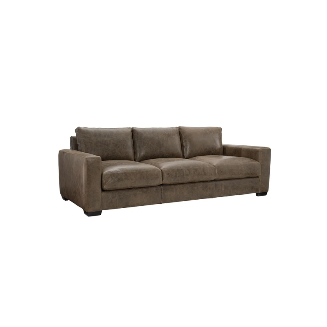 DAWKINS LEATHER SOFA