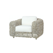 JUSTIN LOUNGE CHAIR WHITE