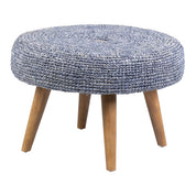 GLORIA ROUND OTTOMAN WITH RAFFIA, KD