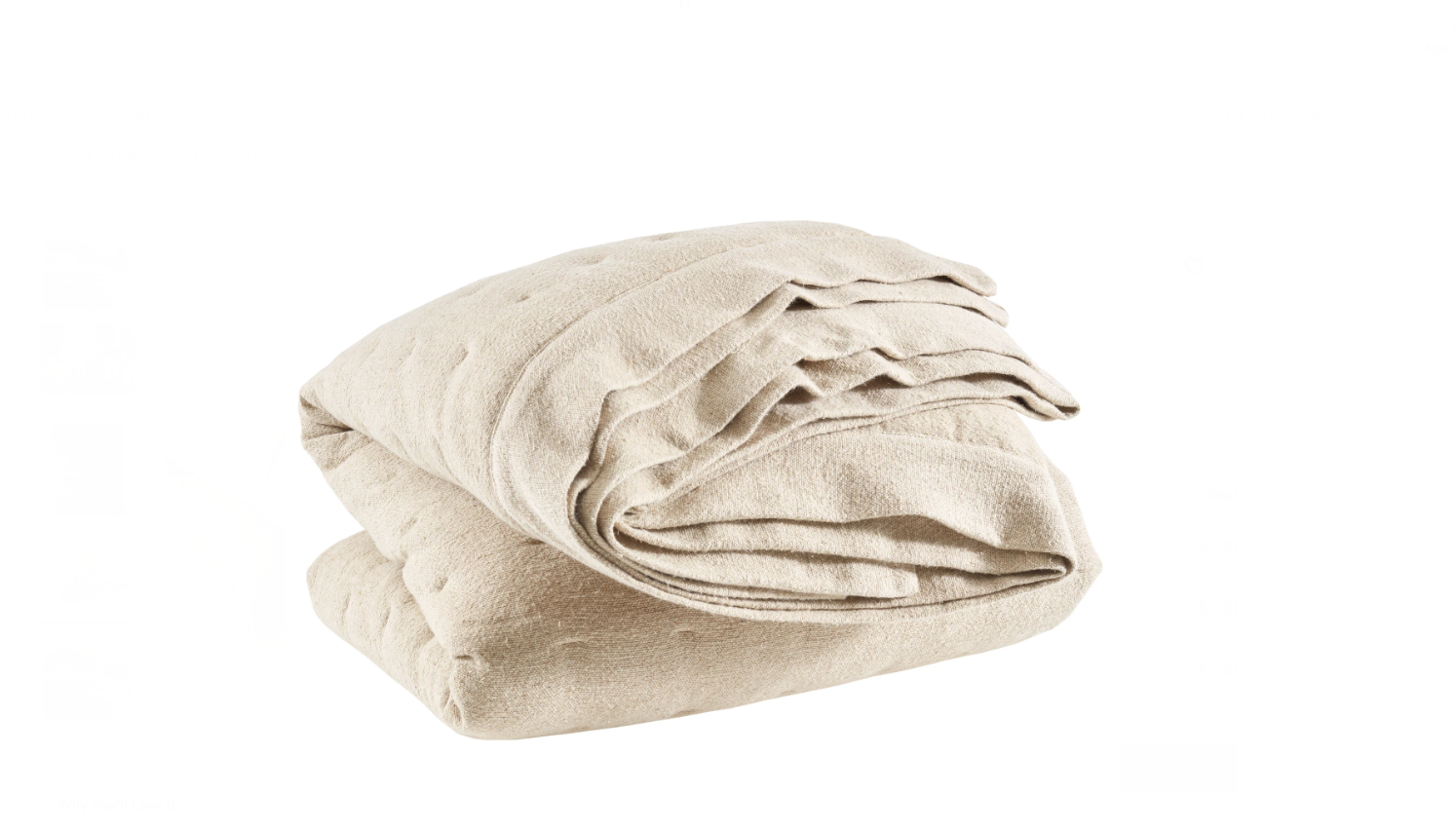 JONAH LINEN NATURAL QUILT