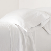 LUNA LINEN WHITE SHEET SET