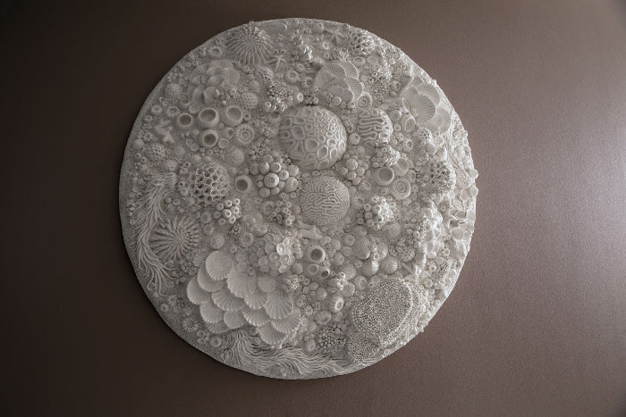 CORAL REEF WALL ART ROUND